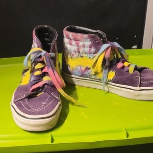 Purple splatter Vans